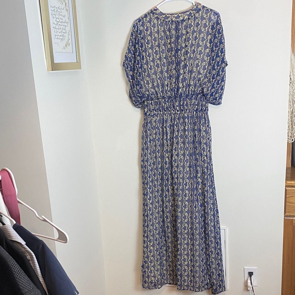 Anthropologie Oda Patterned Maxi Dress India Vineet Bahl Size 8 - Picture 9 of 9